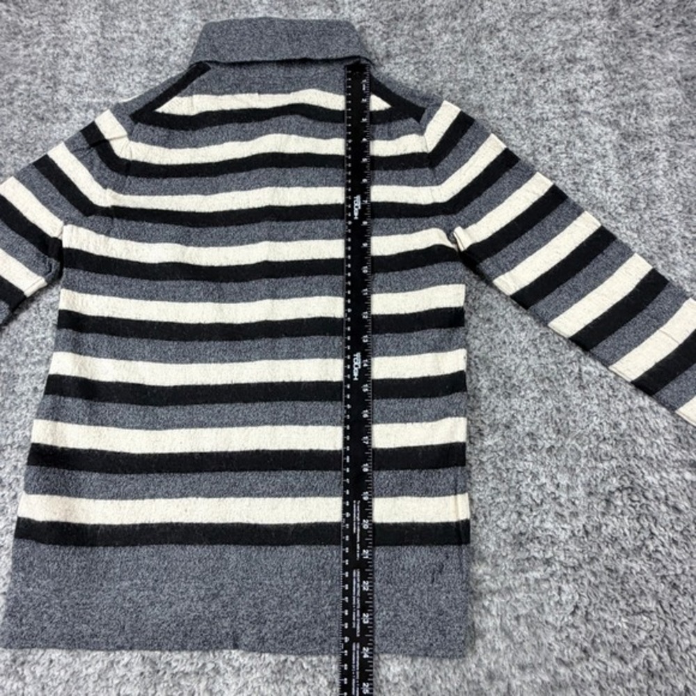 Armani Exchange Men's L (Actually XS/S) Merino Wool Shawl Collar Striped Sweater - Picture 13 of 16